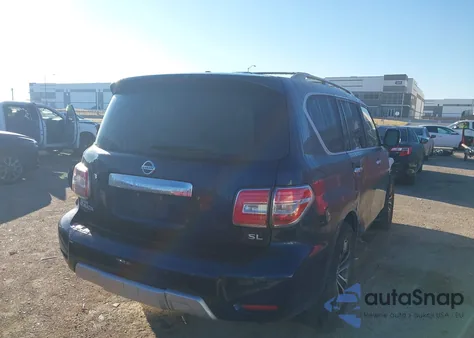 2017 Nissan Armada Sl from USA, damaged, VIN JN8AY2ND7H9011139